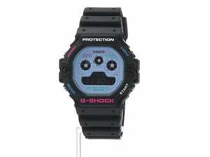 CASIO G-SHOCK PSYCHEDELIC MULTI COLORS DIGITAL BLACK & BLUE MEN WATCH DW-5900DN-1JF