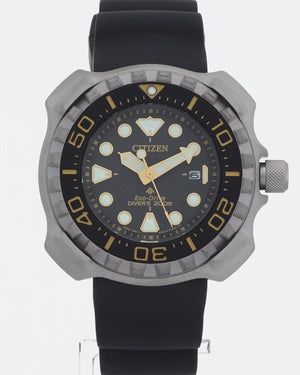 CITIZEN PROMASTER MARINE SERIES DIVER'S 200M ECO-DRIVE BLACK STRAP MEN WATCH BN0220-16E