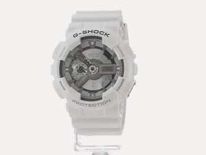 CASIO G-SHOCK DAY-DATE WHITE ANALOG DIGITAL MEN WATCH GA-110C-7AJF