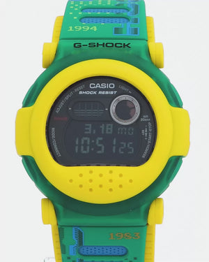 CASIO G-SHOCK BLUETOOTH REMOVABLE BEZEL LIMITED YELLOW x GREEN MEN WATCH G-B001RG-3JR