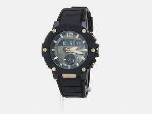 CASIO G-SHOCK G-STEEL SOLAR SMARTPHONE-LINKED BLACK & GOLD MEN WATCH GST-B300B-1AJF