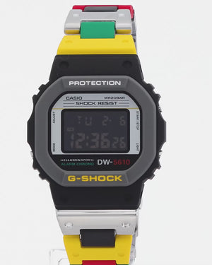 CASIO G-SHOCK WEB EXCLUSIVE MIX TAPE SERIES MULTICOLOR DIGITAL MEN WATCH DW-5610MT-1JF