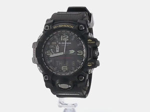 CASIO G-SHOCK MUDMASTER RADIO SOLAR BLACK ANALOG DIGITAL MEN WATCH GWG-1000-1AJF