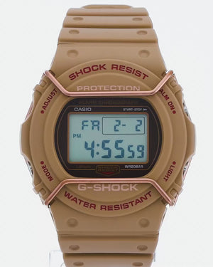 CASIO G-SHOCK TONE ON TONE SERIES BROWN RESIN STRAP MEN WATCH DW-5700PT-5JF