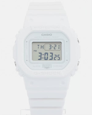 CASIO G-SHOCK MID-SIZE MODEL WHITE RESIN STRAP DIGITAL DIAL LADIES WATCH GMD-S5600BA-7JF