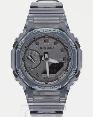 CASIO G-SHOCK MID-SIZE MODEL BLACK SKELETON LADIES WATCH GMA-S2100SK-1AJF