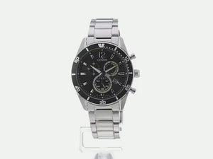 CITIZEN COLLECTION ECO DRIVE ANALOG CHRONOGRAPH SILVER STRAP MEN WATCH VO10-6742F