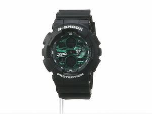 CASIO G-SHOCK BLACK AND GREEN SERIES ANALOG DIGITAL MEN WATCH GA-140MG-1AJF