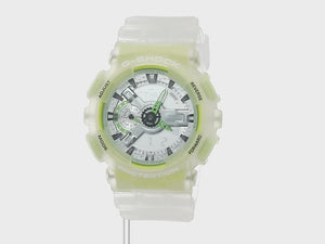 CASIO G-SHOCK COLOR SKELETON SERIES ANALOG DIGITAL CLEAR & YELLOW MEN WATCH GA-110LS-7AJF