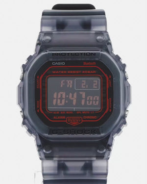 CASIO G-SHOCK BLUETOOTH DAY-DATE DIGITAL DIAL BLACK SKELETON MEN WATCH DW-B5600G-1JF