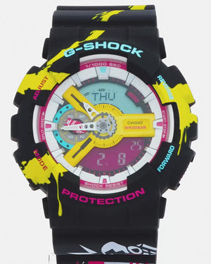 CASIO G-SHOCK LEAGUE OF LEGENDS COLLABORATION MULTICOLORED MEN WATCH GA-110LL-1AJR