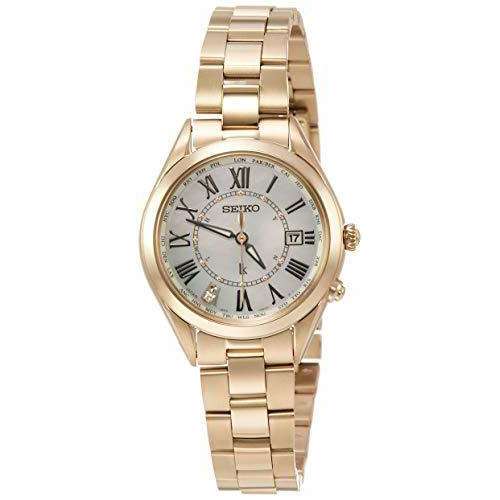 SEIKO LUKIA LADY GOLD SOLAR RADIO WAVE WOMEN WATCH SSQV068 - ROOK ...