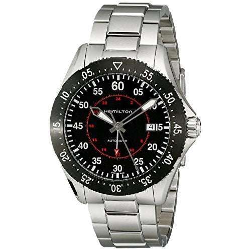 HAMILTON KHAKI AVIATION KHAKI PILOT GMT AUTO 44 MM MEN WATCH