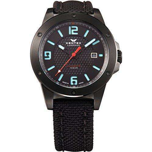 KENTEX LANDMAN ADVENTURE DATE BLACK MEN WATCH S763X-01 - ROOK JAPAN