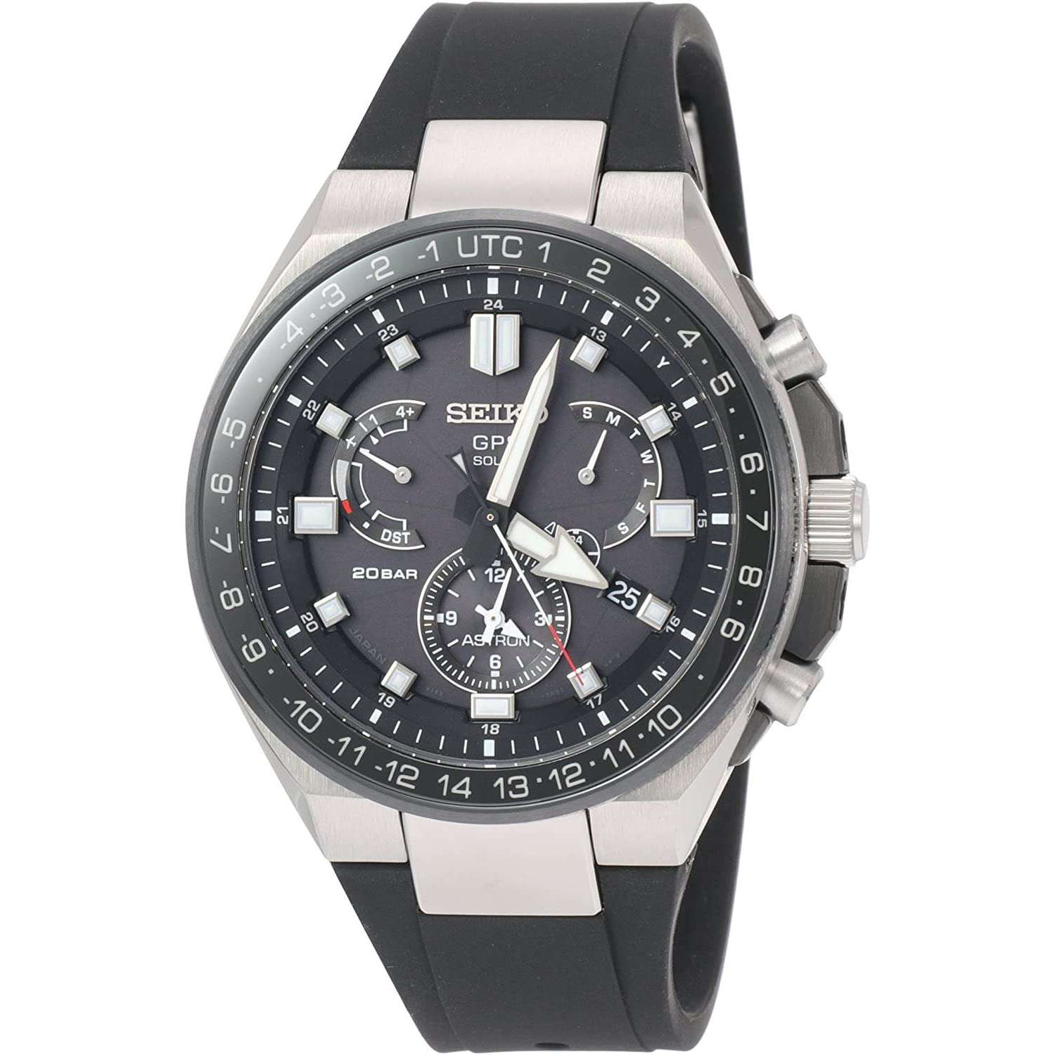 SEIKO ASTRON GPS SOLAR EXECUTIVE SPORTS LINE TITANIUM MEN WATCH