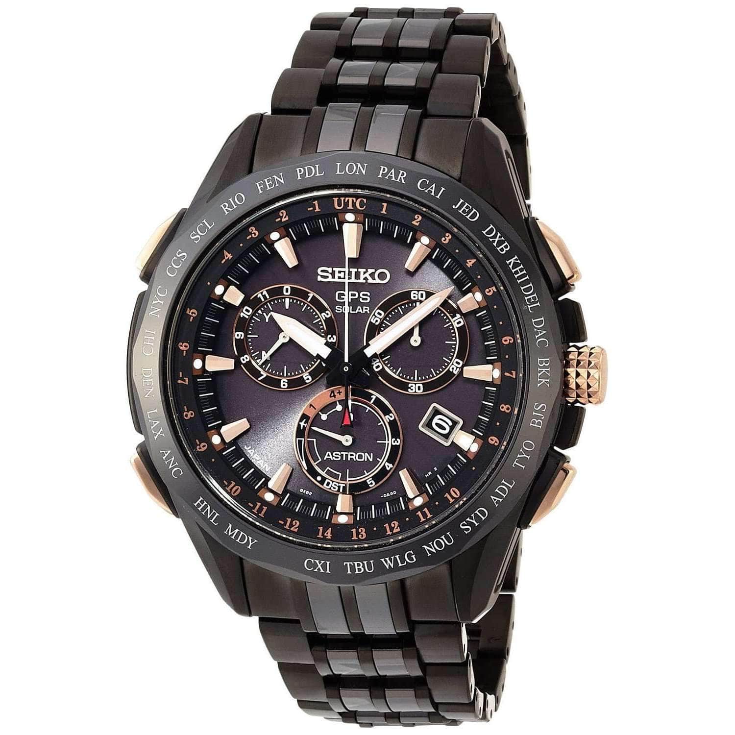 SEIKO ASTRON GPS SOLAR TITANIUM MEN WATCH (3000 LIMITED) SBXB019