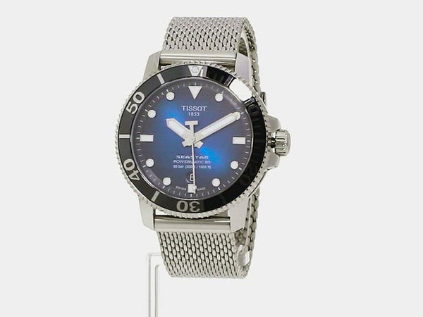 TISSOT SEASTAR POWERMATIC 80 AUTOMATIC 43 MM MEN WATCH