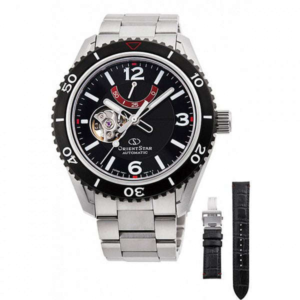 ORIENT STAR SPORTS COLLECTION PRESTIGE SHOP SEMI SKELETON MEN